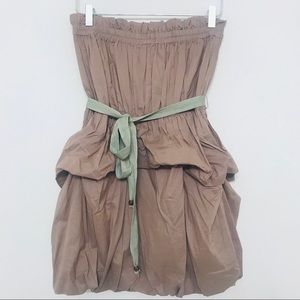 Avec Strapless Balloon Dress